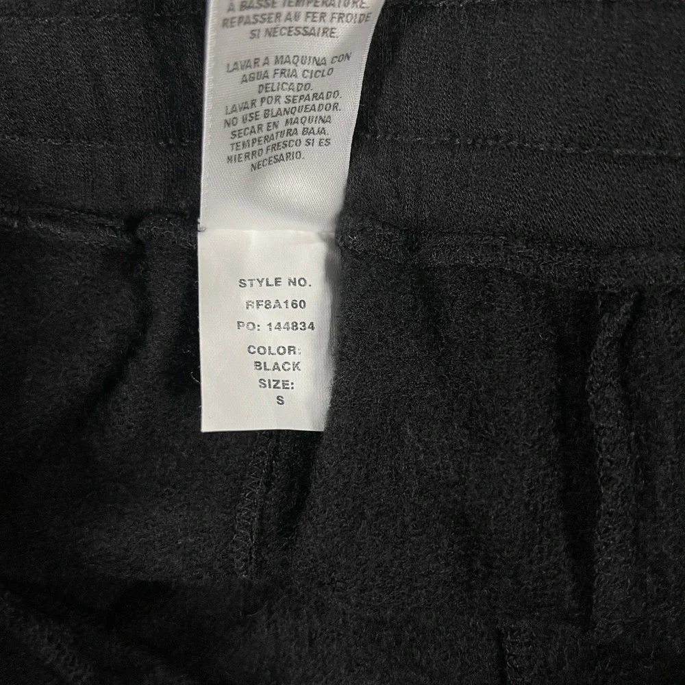 Splendid SuperSoft Brushed Modal Stretch Jogger Women Small Black Loungewear $88